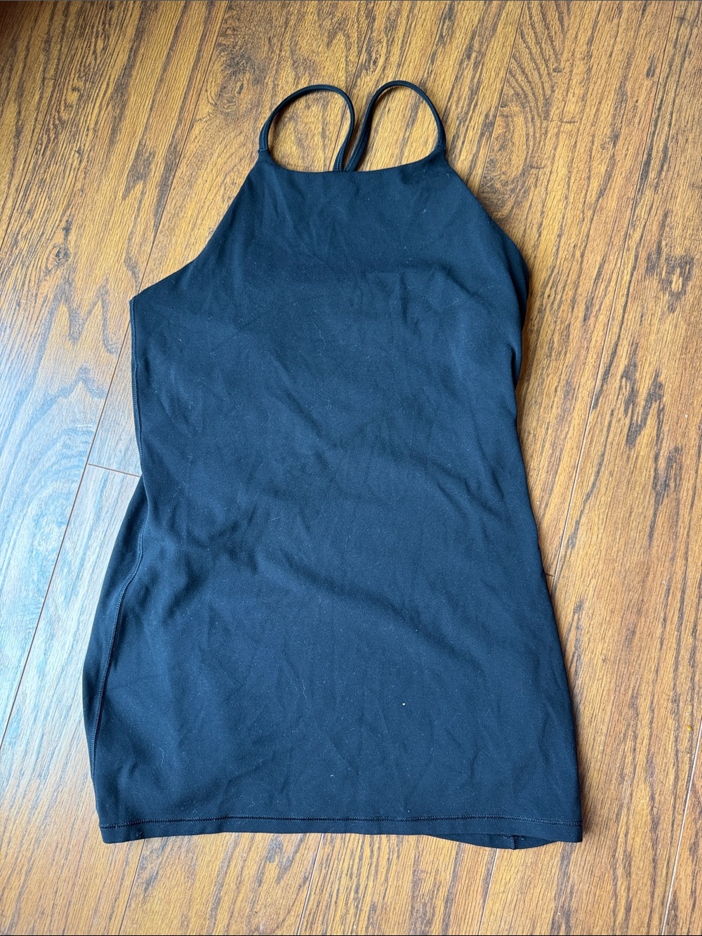 Lululemon Sleek Black High-Neck Tank Top